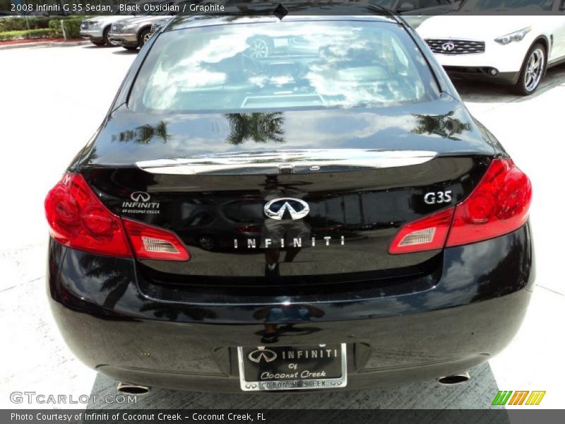 Black Obsidian / Graphite 2008 Infiniti G 35 Sedan