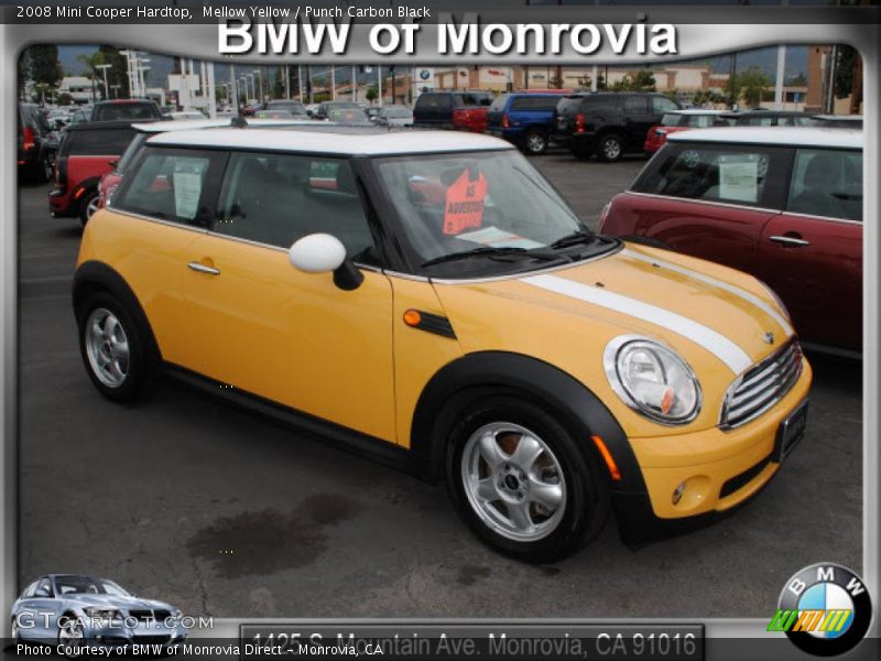 Mellow Yellow / Punch Carbon Black 2008 Mini Cooper Hardtop