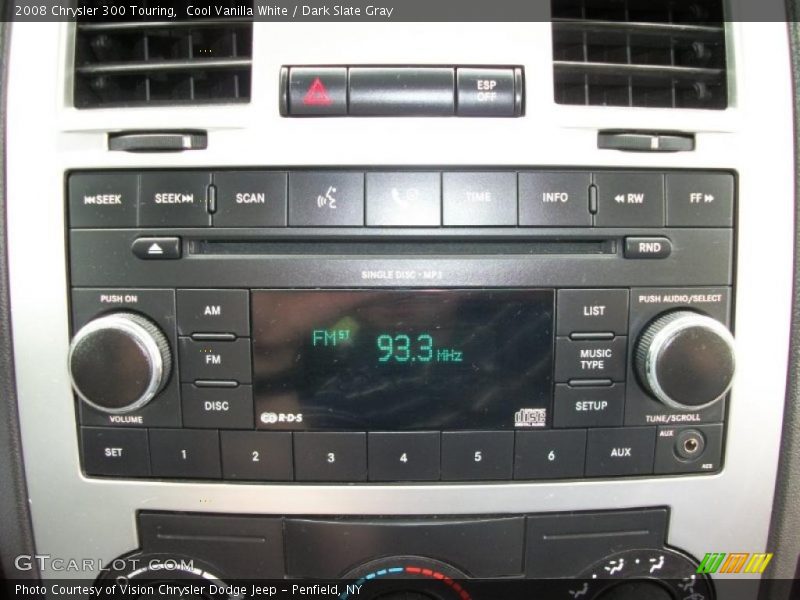 Cool Vanilla White / Dark Slate Gray 2008 Chrysler 300 Touring