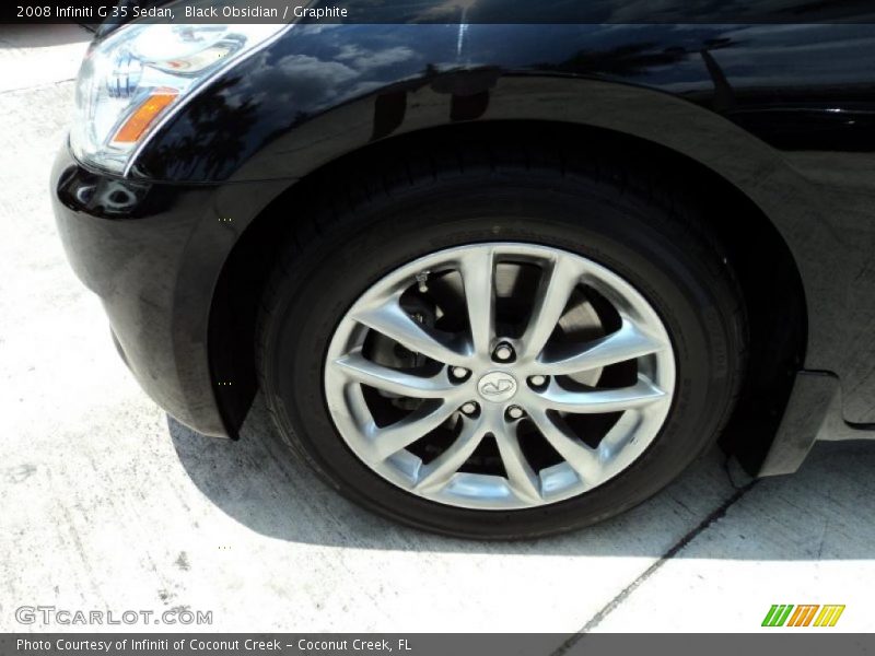Black Obsidian / Graphite 2008 Infiniti G 35 Sedan