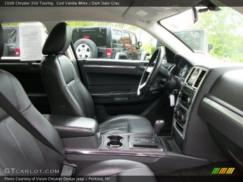Cool Vanilla White / Dark Slate Gray 2008 Chrysler 300 Touring