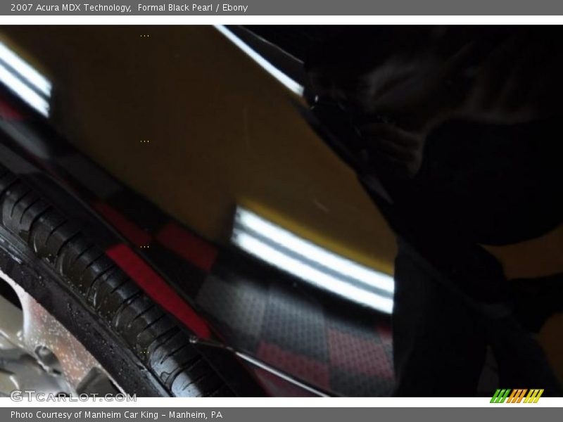 Formal Black Pearl / Ebony 2007 Acura MDX Technology