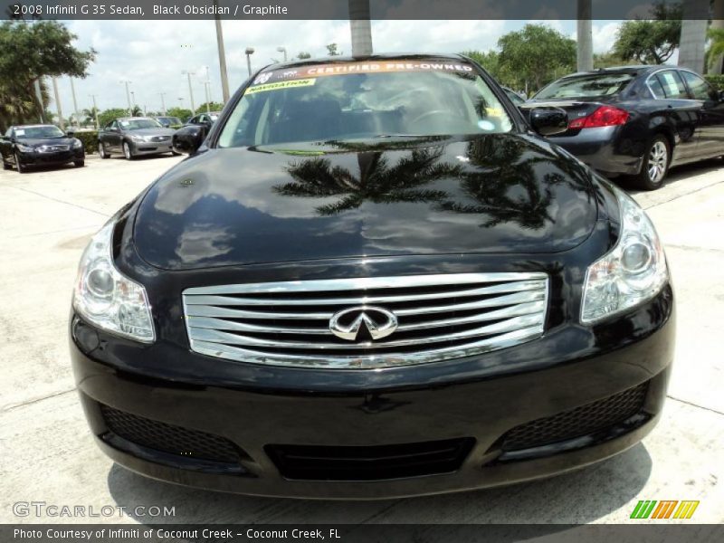 Black Obsidian / Graphite 2008 Infiniti G 35 Sedan