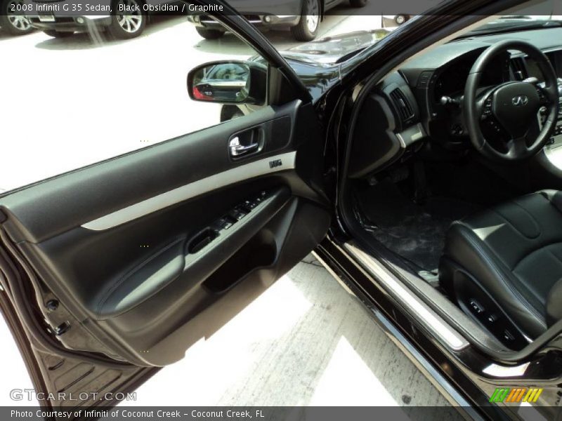 Black Obsidian / Graphite 2008 Infiniti G 35 Sedan