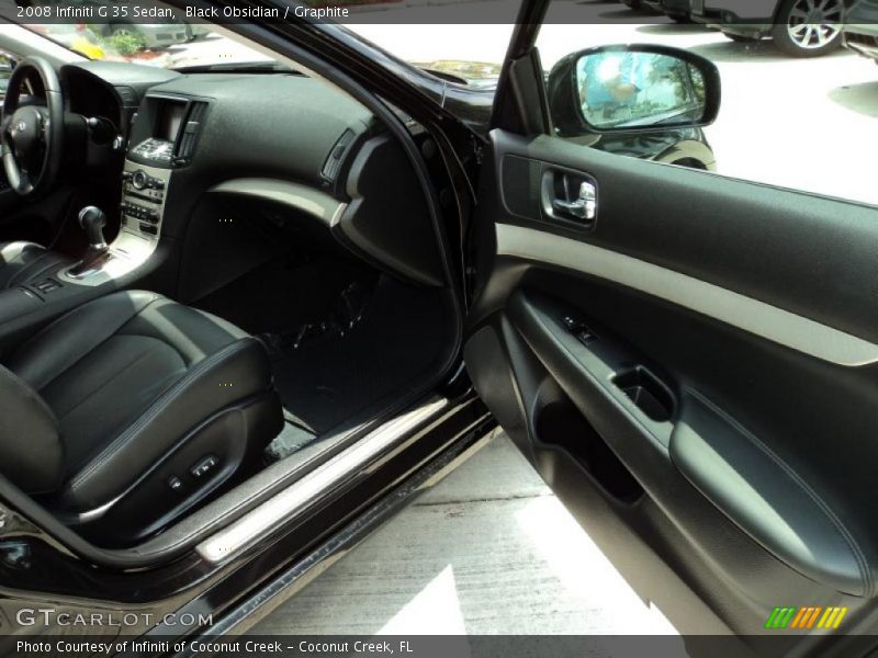 Black Obsidian / Graphite 2008 Infiniti G 35 Sedan