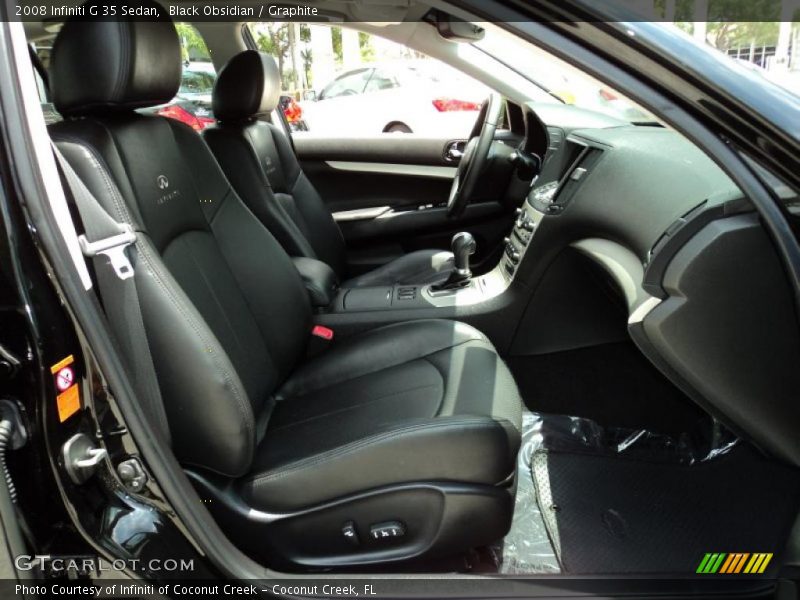 Black Obsidian / Graphite 2008 Infiniti G 35 Sedan