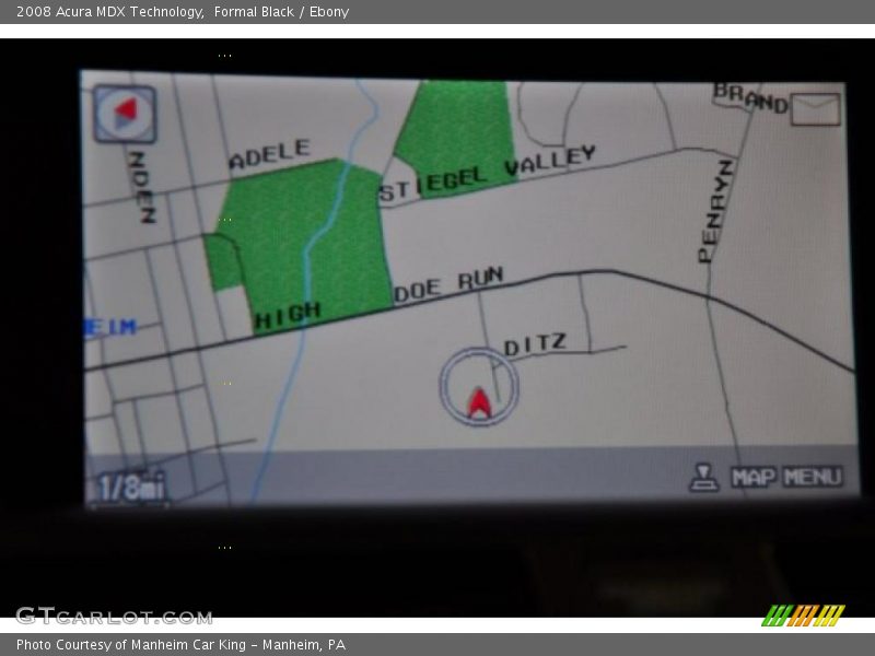 Formal Black / Ebony 2008 Acura MDX Technology