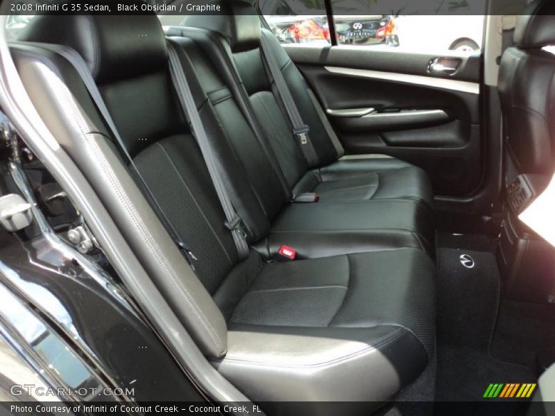 Black Obsidian / Graphite 2008 Infiniti G 35 Sedan