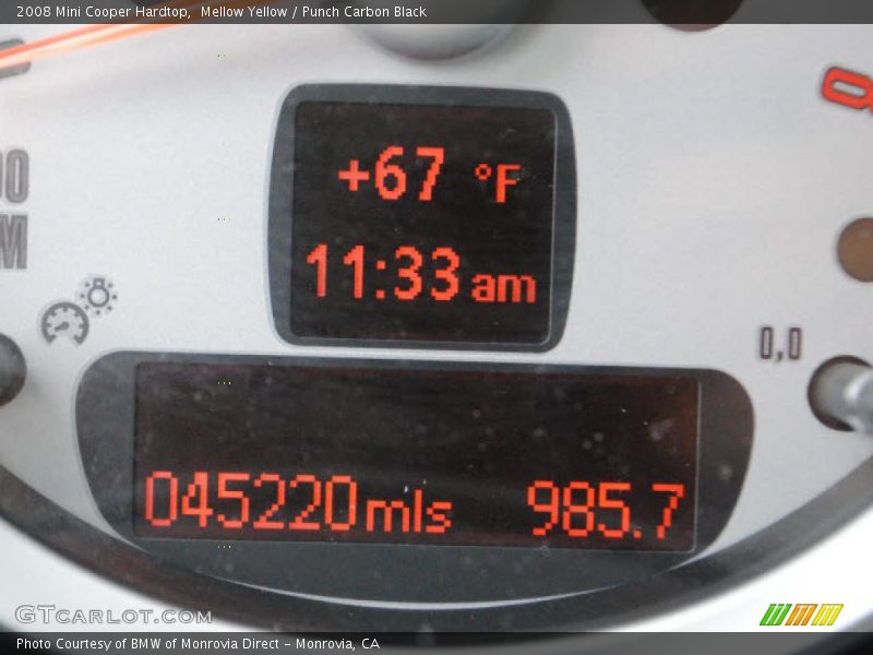 Mellow Yellow / Punch Carbon Black 2008 Mini Cooper Hardtop