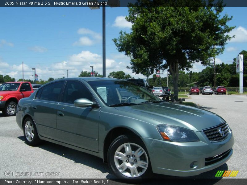 Mystic Emerald Green / Blond 2005 Nissan Altima 2.5 S