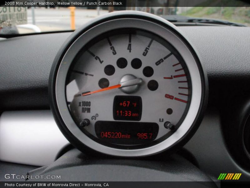 Mellow Yellow / Punch Carbon Black 2008 Mini Cooper Hardtop