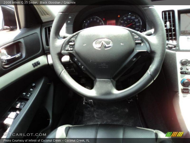 Black Obsidian / Graphite 2008 Infiniti G 35 Sedan