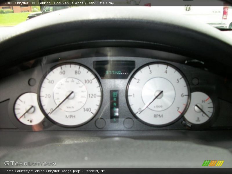 Cool Vanilla White / Dark Slate Gray 2008 Chrysler 300 Touring