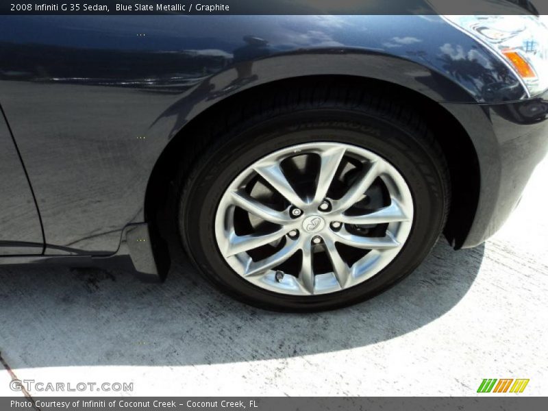 Blue Slate Metallic / Graphite 2008 Infiniti G 35 Sedan