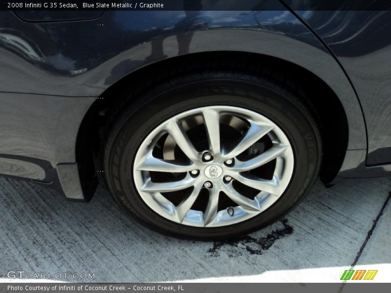 Blue Slate Metallic / Graphite 2008 Infiniti G 35 Sedan