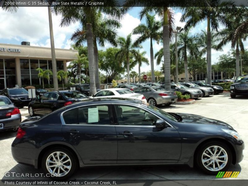 Blue Slate Metallic / Graphite 2008 Infiniti G 35 Sedan
