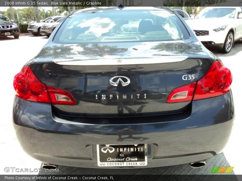 Blue Slate Metallic / Graphite 2008 Infiniti G 35 Sedan