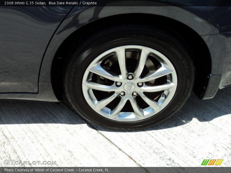 Blue Slate Metallic / Graphite 2008 Infiniti G 35 Sedan