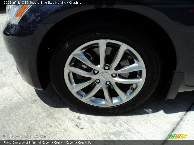 Blue Slate Metallic / Graphite 2008 Infiniti G 35 Sedan