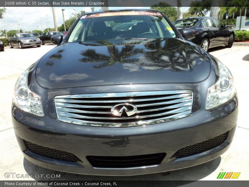 Blue Slate Metallic / Graphite 2008 Infiniti G 35 Sedan