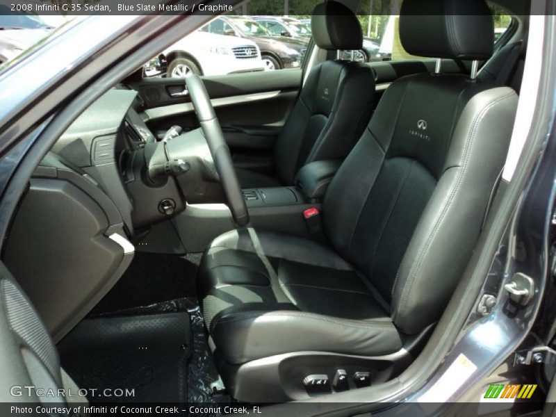 Blue Slate Metallic / Graphite 2008 Infiniti G 35 Sedan