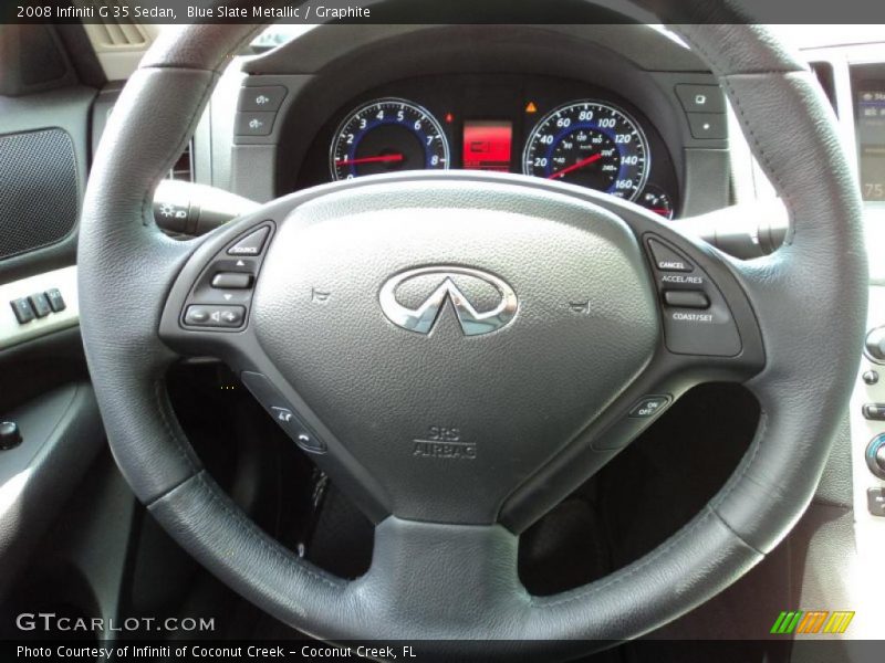 Blue Slate Metallic / Graphite 2008 Infiniti G 35 Sedan
