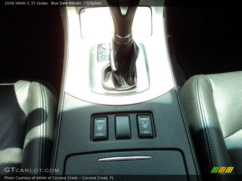 Blue Slate Metallic / Graphite 2008 Infiniti G 35 Sedan