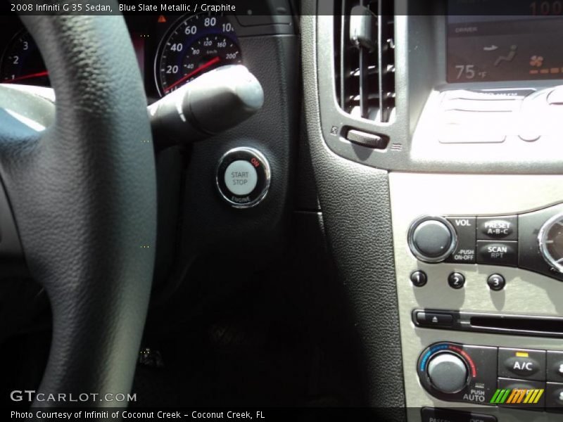 Blue Slate Metallic / Graphite 2008 Infiniti G 35 Sedan