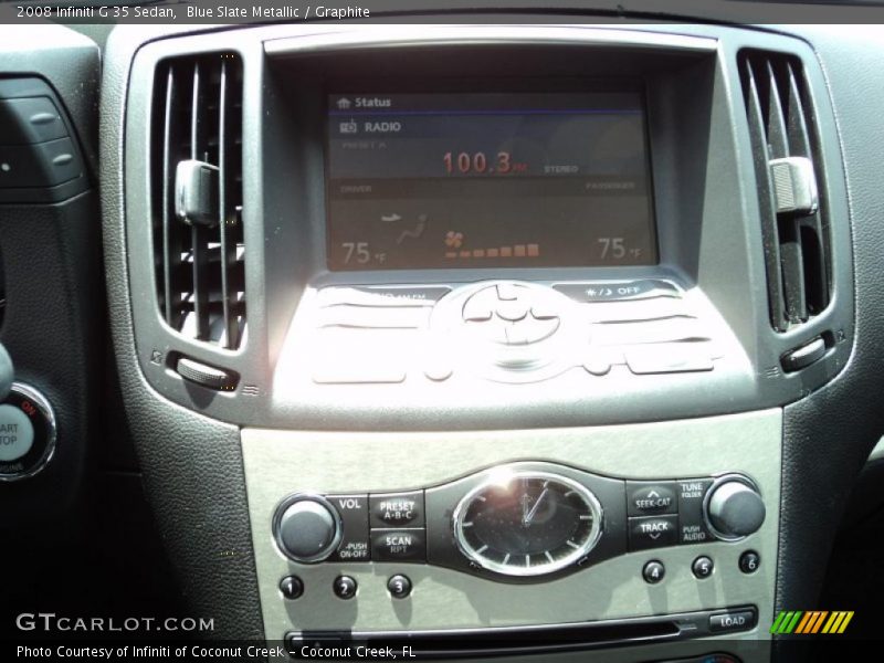 Blue Slate Metallic / Graphite 2008 Infiniti G 35 Sedan