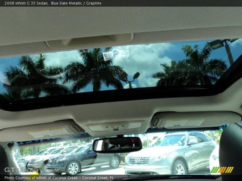 Blue Slate Metallic / Graphite 2008 Infiniti G 35 Sedan