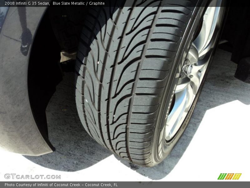 Blue Slate Metallic / Graphite 2008 Infiniti G 35 Sedan