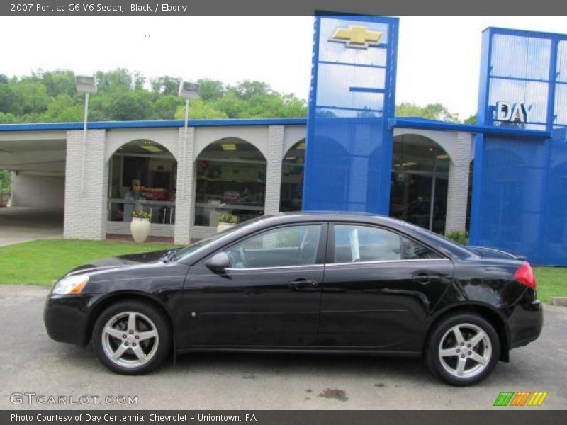 Black / Ebony 2007 Pontiac G6 V6 Sedan