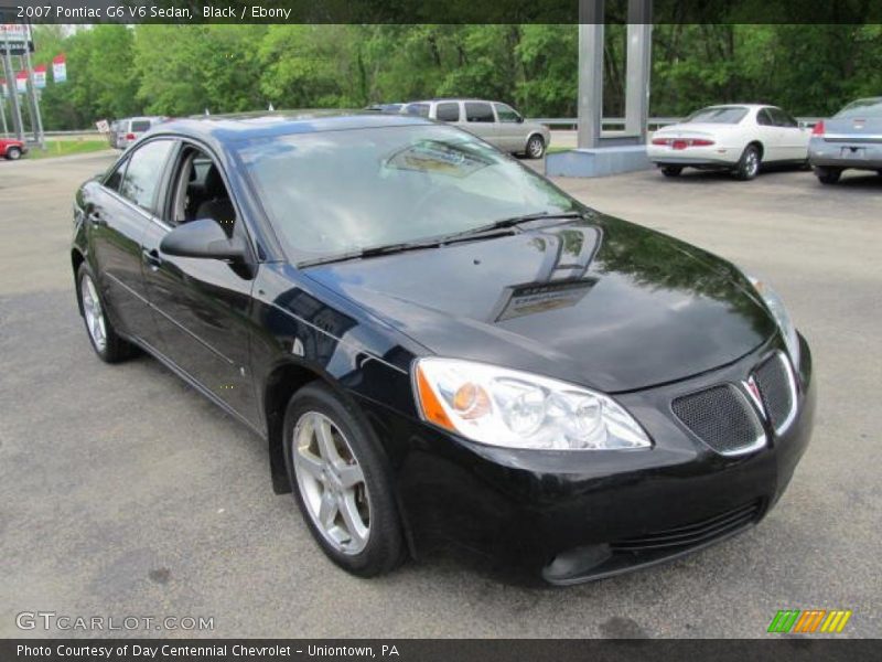 Black / Ebony 2007 Pontiac G6 V6 Sedan