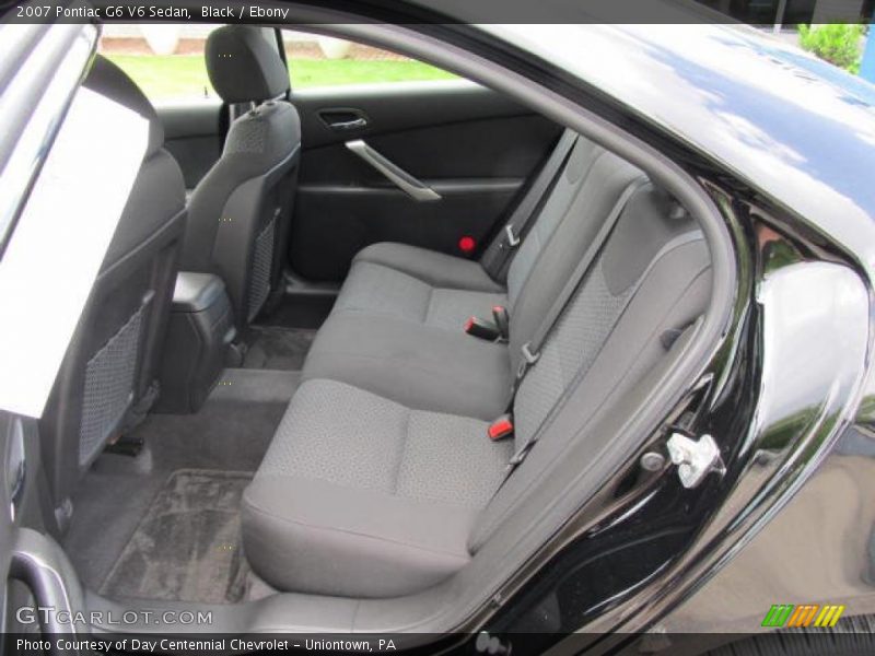 Black / Ebony 2007 Pontiac G6 V6 Sedan