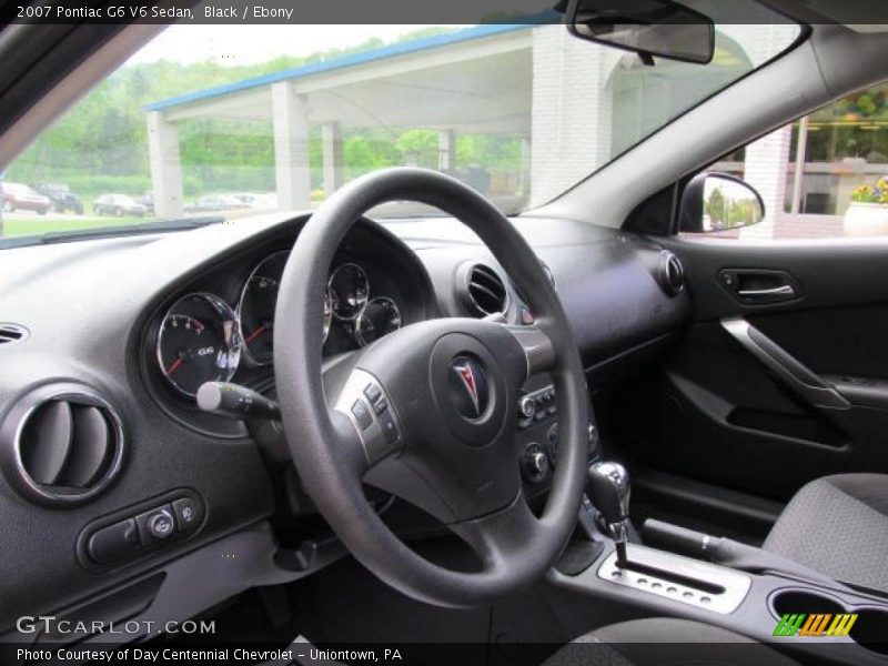Black / Ebony 2007 Pontiac G6 V6 Sedan