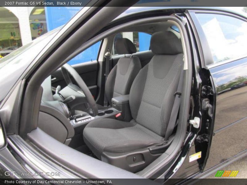 Black / Ebony 2007 Pontiac G6 V6 Sedan