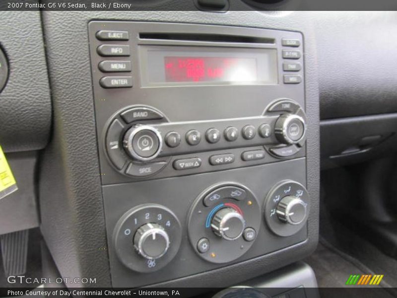 Black / Ebony 2007 Pontiac G6 V6 Sedan