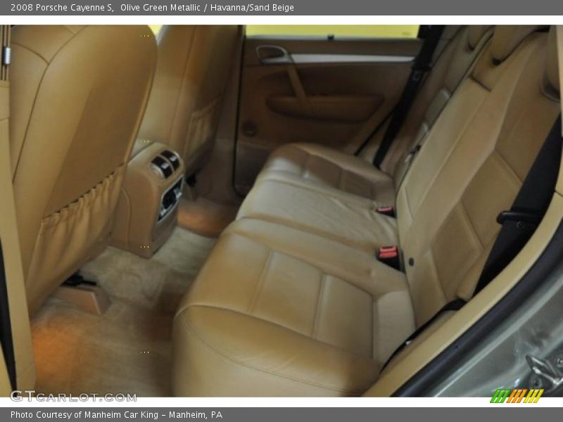 Olive Green Metallic / Havanna/Sand Beige 2008 Porsche Cayenne S
