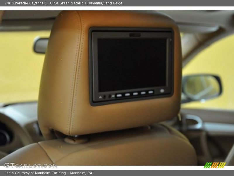 Olive Green Metallic / Havanna/Sand Beige 2008 Porsche Cayenne S