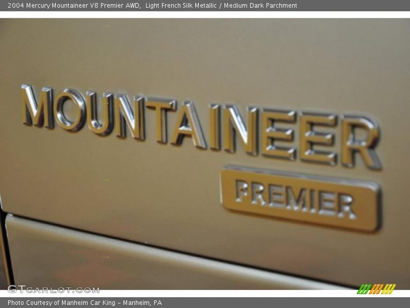 Light French Silk Metallic / Medium Dark Parchment 2004 Mercury Mountaineer V8 Premier AWD