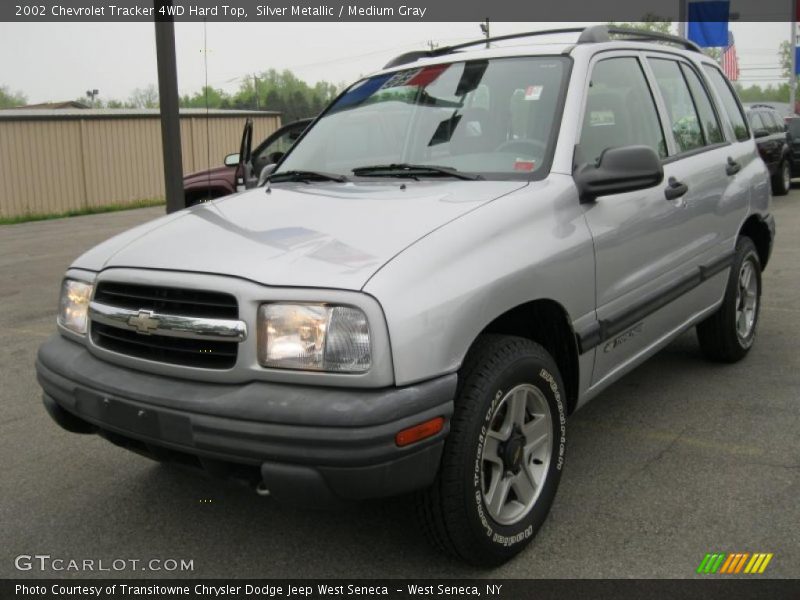 Silver Metallic / Medium Gray 2002 Chevrolet Tracker 4WD Hard Top