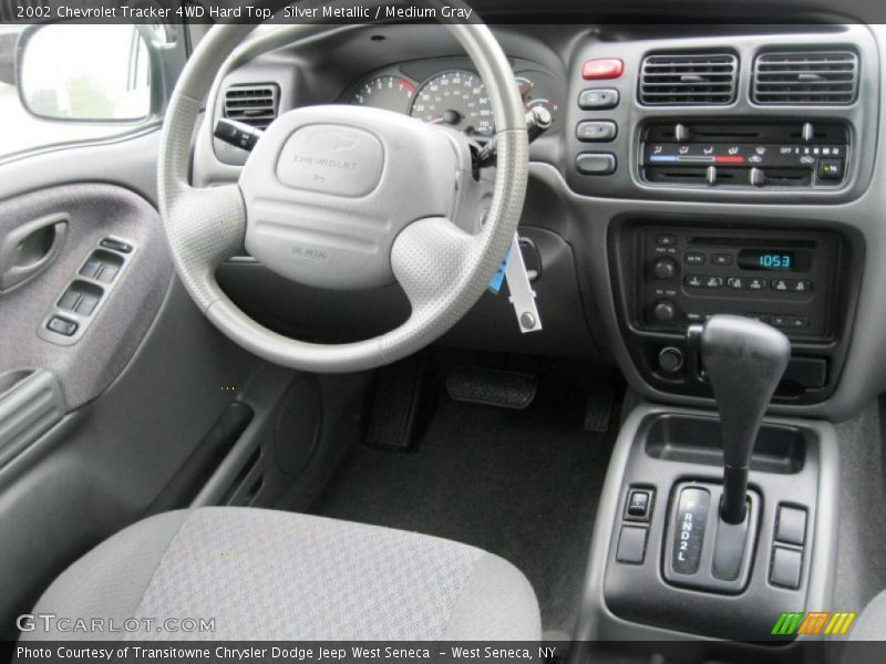 Silver Metallic / Medium Gray 2002 Chevrolet Tracker 4WD Hard Top
