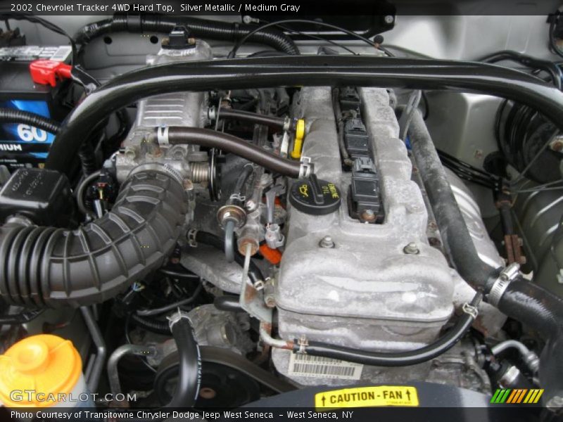  2002 Tracker 4WD Hard Top Engine - 2.0 Liter DOHC 16-Valve 4 Cylinder
