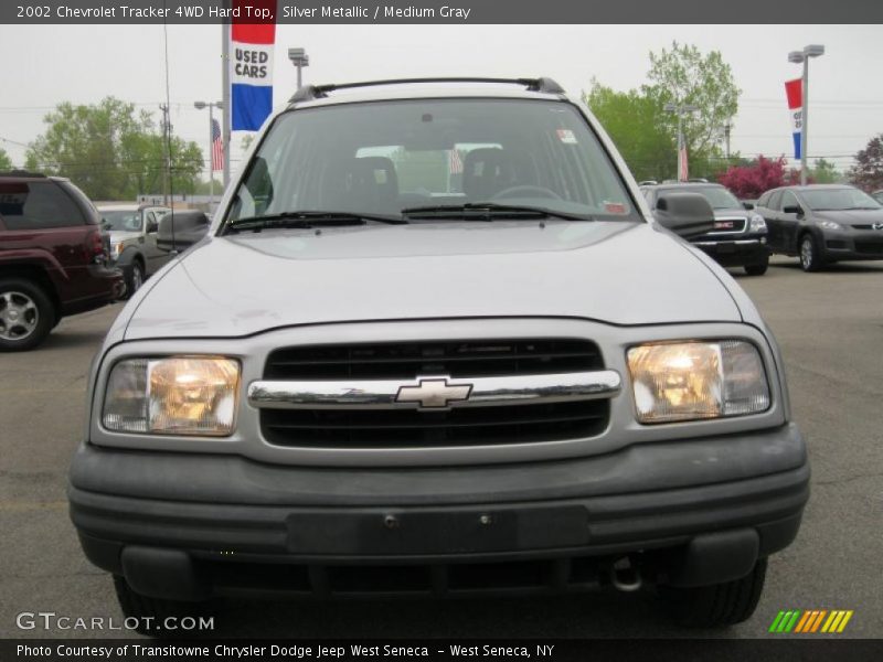 Silver Metallic / Medium Gray 2002 Chevrolet Tracker 4WD Hard Top