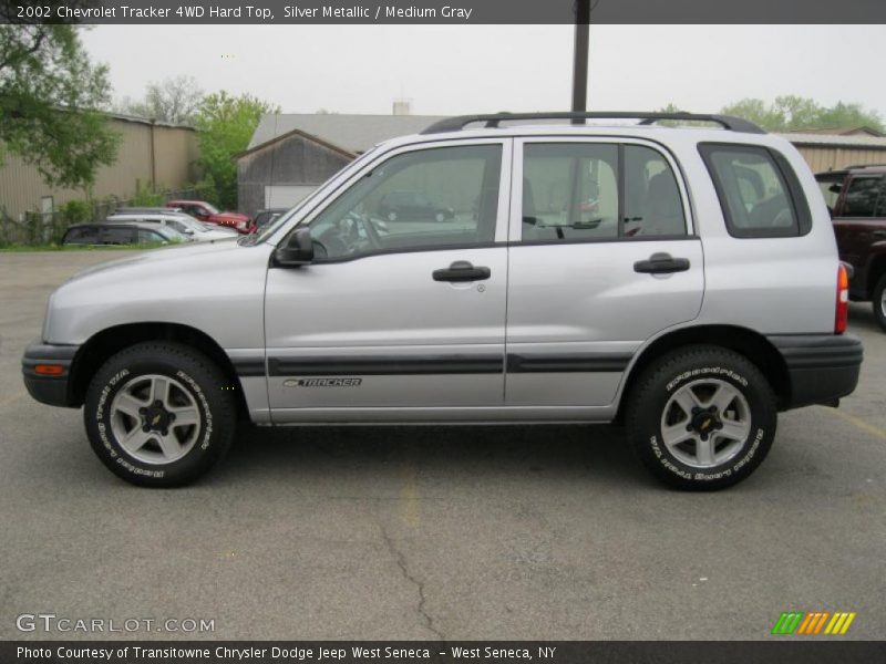  2002 Tracker 4WD Hard Top Silver Metallic