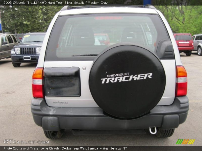 Silver Metallic / Medium Gray 2002 Chevrolet Tracker 4WD Hard Top
