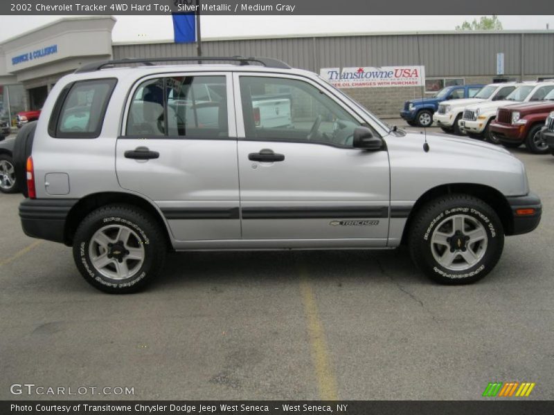 Silver Metallic / Medium Gray 2002 Chevrolet Tracker 4WD Hard Top