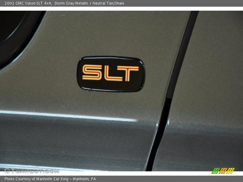 Storm Gray Metallic / Neutral Tan/Shale 2001 GMC Yukon SLT 4x4