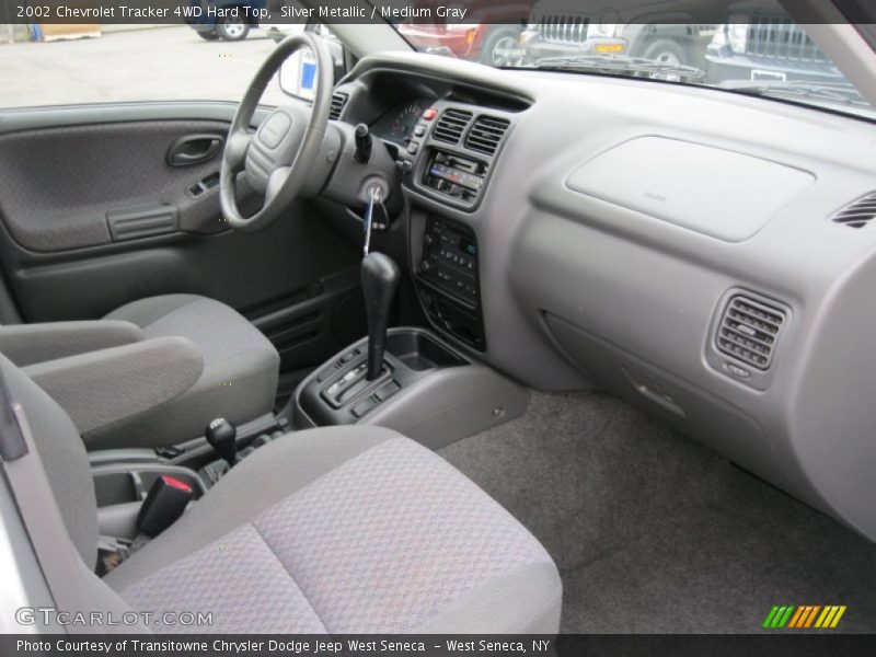 Silver Metallic / Medium Gray 2002 Chevrolet Tracker 4WD Hard Top