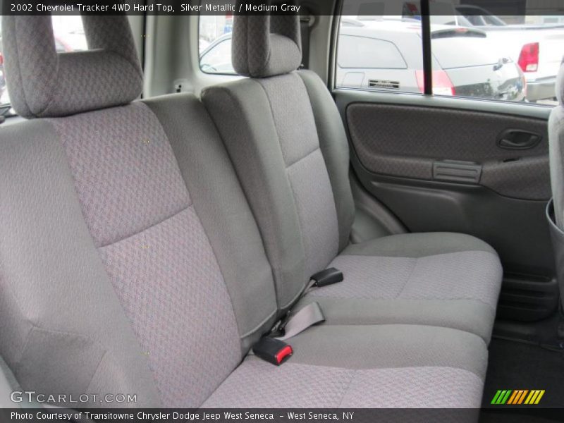 Silver Metallic / Medium Gray 2002 Chevrolet Tracker 4WD Hard Top